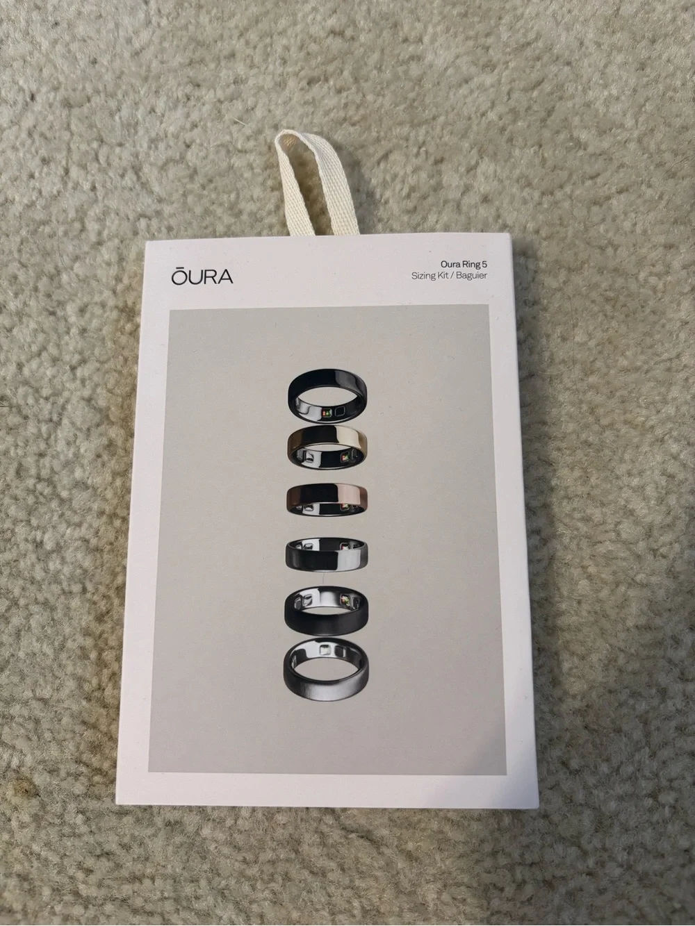 Oura Ring 5 Sizing Kit
